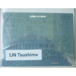 IJN „Tsushima“ - the Japanese armored cruiser - a laser-cut laser cut deck equipment details