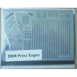 DKM "Prinz Eugen" - the German heavy cruiser - a laser-cut laser cut deck equipment details