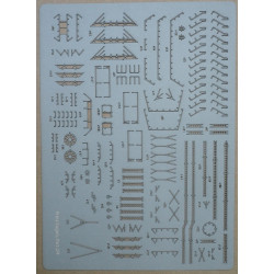 DKM "Prinz Eugen" - the German heavy cruiser - a laser-cut laser cut deck equipment details