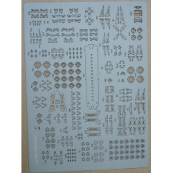 DKM "Prinz Eugen" - the German heavy cruiser - a laser-cut laser cut deck equipment details