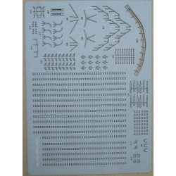 DKM "Prinz Eugen" - the German heavy cruiser - a laser-cut laser cut deck equipment details