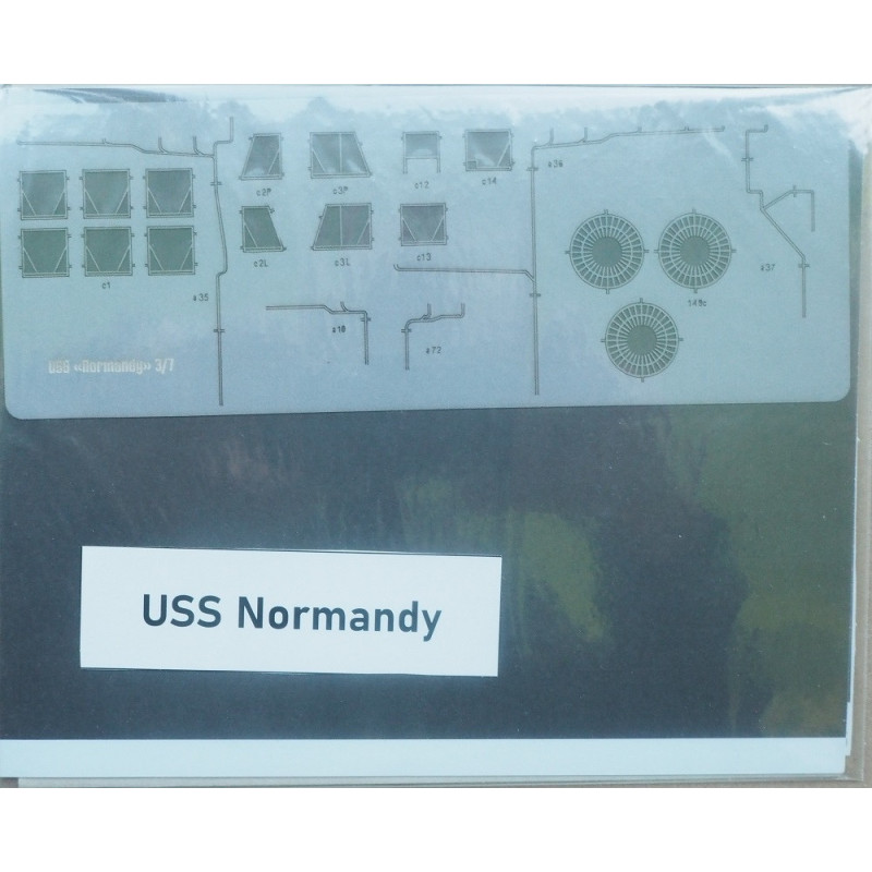 USS «Normandy» (CG 60) — ракетный крейсер ВМС США - вырезанные лазером детали оснастки