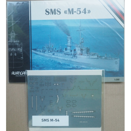 SMS M-54 - the German trawler and mine-layer - a set