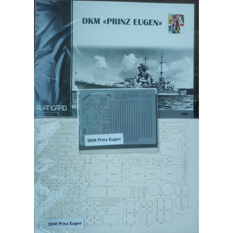 DKM "Prinz Eugen" - the German heavy cruiser - a set