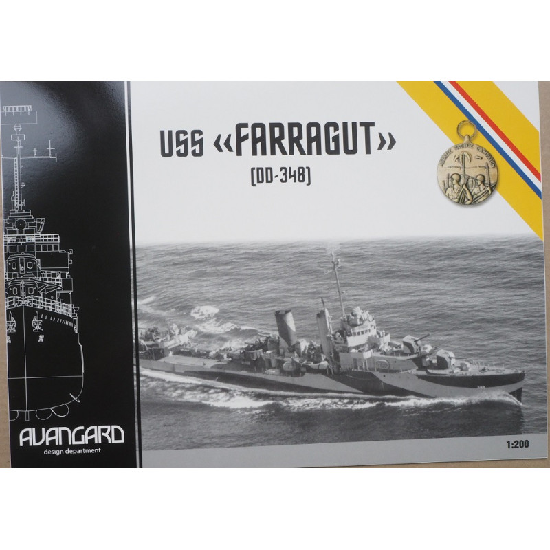 USS "Farragut" (DD-348) - JAV eskadrinis minininkas