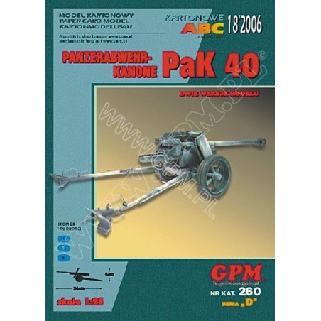 PAK - 40 - the German anti - tank cannon