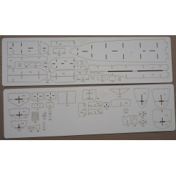 USS "Farragut" (DD-348) - the American destroyer - a laser-cut details