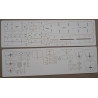 USS "Farragut" (DD-348) - the American destroyer - a laser-cut details