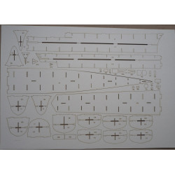 DKM Z-37 - the German "Narvik" klass destroyer - a laser-cut details