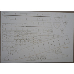 "Zhemchug"/ "Izumrud" - the Russian armored cruisers of II rank - a laser-cut details