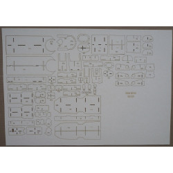 FS "Emile Bertin" - the French fast light cruiser - a laser-cut details