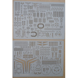 USS "Baltimore" (CF-68) - the American heavy cruiser - a laser-cut deck equipment details