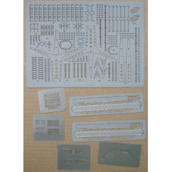 USS "Baltimore" (CF-68) - the American heavy cruiser - a laser-cut deck equipment details