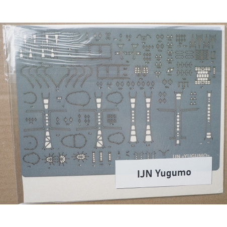 IJN "Yūgumo" - the Japanese destroyer - a laser-cut deck equipment details