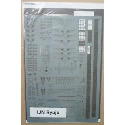 IJN "Ryūjō" - the Japanese light aircraft carrier - a laser-cut deck equipment details