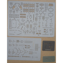 USS "Farragut" (DD-348) - the American destroyer - a laser-cut deck equipment details