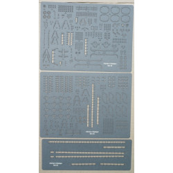 "Zhemchug"/ "Izumrud" - the Russian armored cruisers of II rank  - a laser-cut deck equipment details