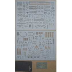 FS "Emile Bertin" - the French fast light cruiser  - a laser-cut deck equipment details