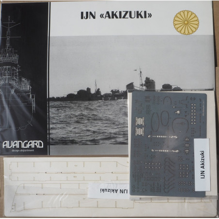 IJN "Akizuki" - the Japanese destroyer - a set