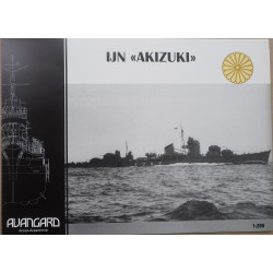 IJN "Akizuki" - the Japanese destroyer - a set