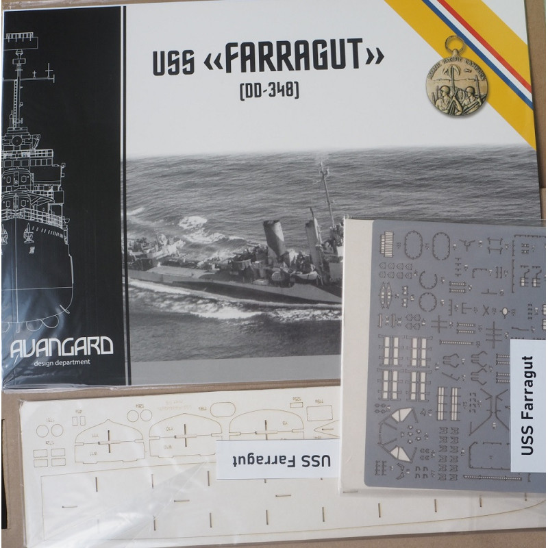 USS "Farragut" (DD-348) - JAV eskadrinis minininkas  - rinkinys