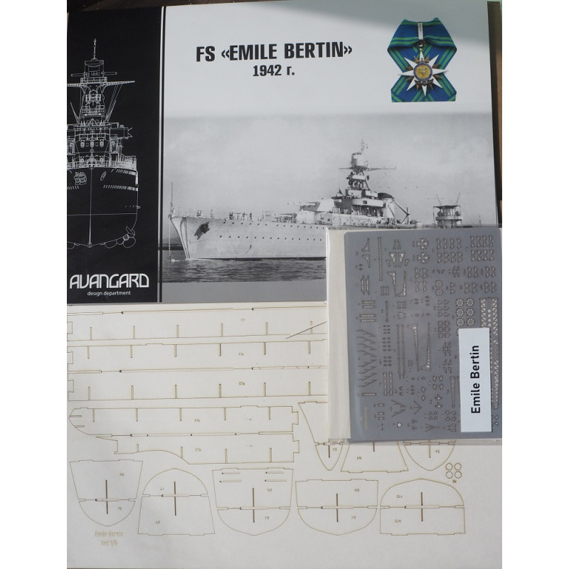 FS "Emile Bertin" - the French fast light cruiser - a set