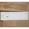 "Albatros" type Project 365 USSR fishing motor - sail boat - a laser-cut wooden decks details