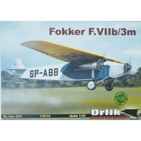 Fokker F.VIIb/3m - Vokietijos/ Lenkijos keleivinis lėktuvas