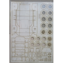 Audi R8R - German racing car - a laser-cut details