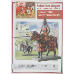 Tournament knight on horseback