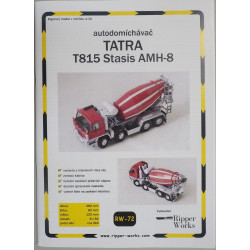 "TATRA" T815 Stasis "AMH-8" - čekiškas betonvežis sunkvežimis