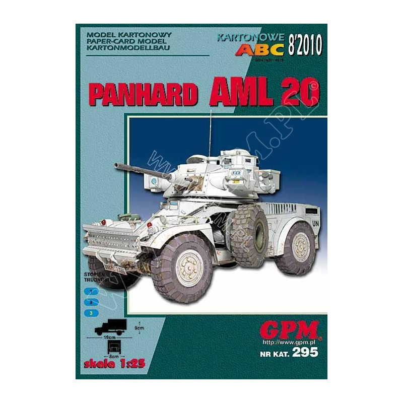 Panhard AML-20 - французский бронеавтомобиль