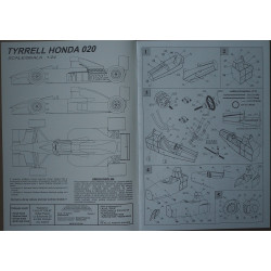 Tyrrell Honda 020 - Didžiosios Britanijos - Japonijos "Formulės F1" komandos lenktyninis bolidas