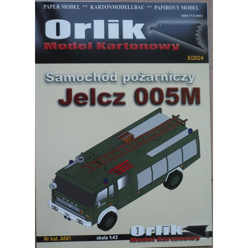 "JELCZ 005M" - Lenkijos priešgaisrinis automobilis (karinė versija)