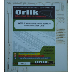 AIRCO D. H. 9 – the British school airplane - laser cut parts