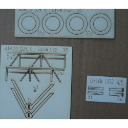 AIRCO D. H. 9 – the British school airplane - laser cut parts