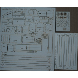 Kaman „K-MAX“ – the American/ Swiss forest material transport helicopter - laser cut parts