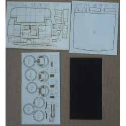 "VOLVO 244" - the Swedish passenger car - laser cut parts