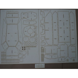 T-50 - the Soviet light tank - laser cut parts