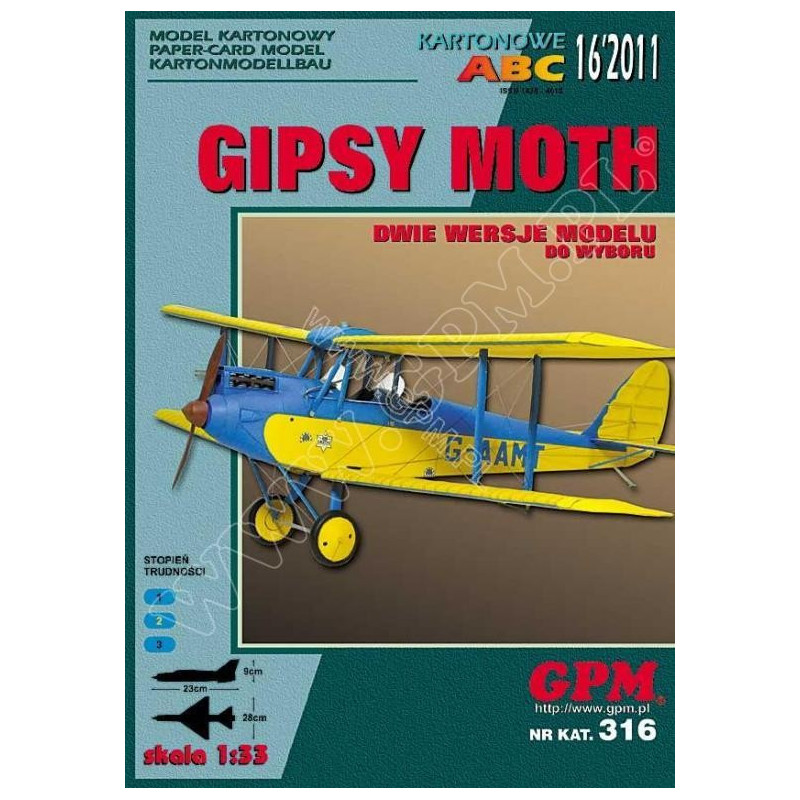 DH-60G "Gipsy Moth" - Didžiosios Britanijos mokomasis sportinis lėktuvas