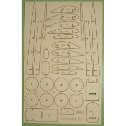 Junkers D.I - the German fighter - laser cut parts