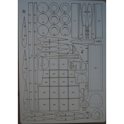 Blohm und Voss BV P-194 - German attack aircraft - prototype - laser cut parts