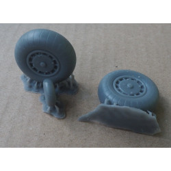 Blohm und Voss BV P-194 - German attack aircraft - prototype - 3D Printed Wheels