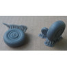 Blohm und Voss BV P-194 - German attack aircraft - prototype - 3D Printed Wheels