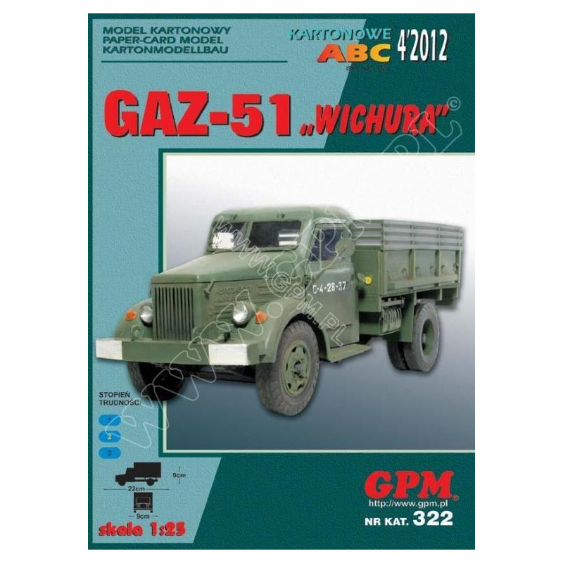 GAZ-51 "Wichura" - the Soviet/ Polish truck