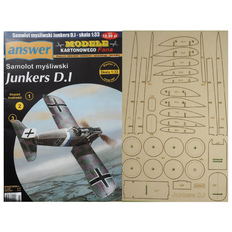 Junkers D.I - the German fighter - a set