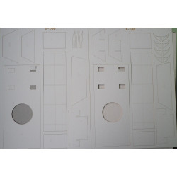 E-100 - the super heavy German tank - prototype - a laser cut parts