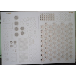 E-100 - the super heavy German tank - prototype - a laser cut parts