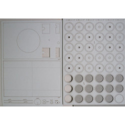 Bergepanzer "Tiger" - the German technical support device - a laser cut parts