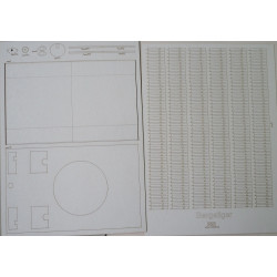 Bergepanzer "Tiger" - the German technical support device - a laser cut parts